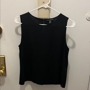 Eileen Fisher Loose Black Blouse